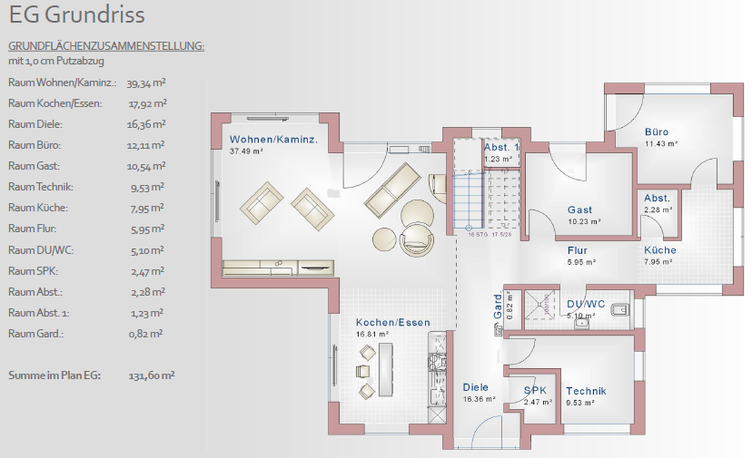 Beispiel EG Grundriss